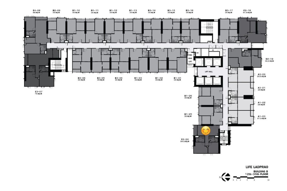 ขายคอนโดไลฟ์ ลาดพร้าว 2 ห้องนอน 54 ตรม. (Rt-01)