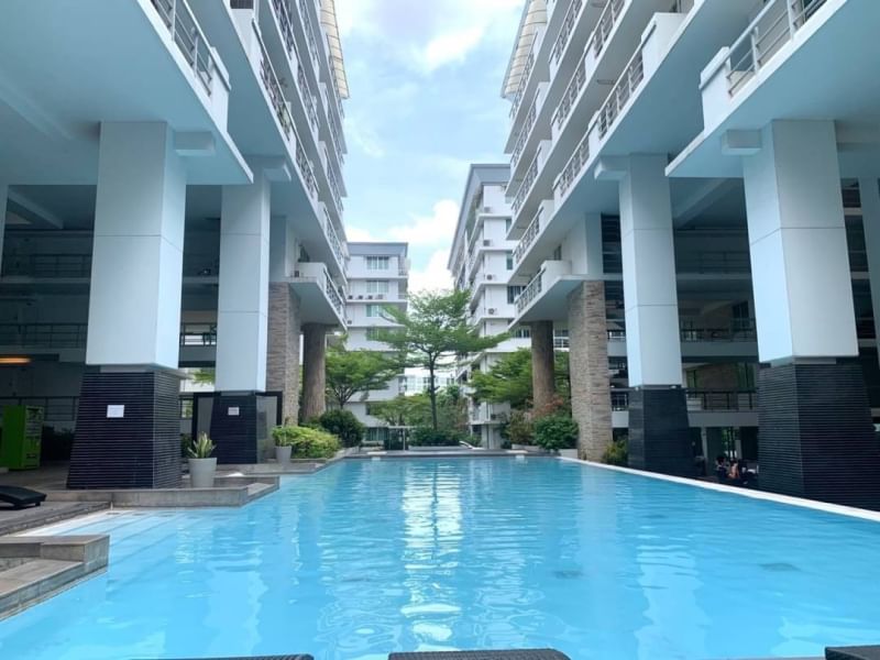 FOR RENT  : Waterford sukhumvit50  วอเตอร์ฟอร์ด สุขุมวิท50 (Available on 3/6/24) ***NON PET*** (BTS Onnut) AS-02 Line id : @condo66