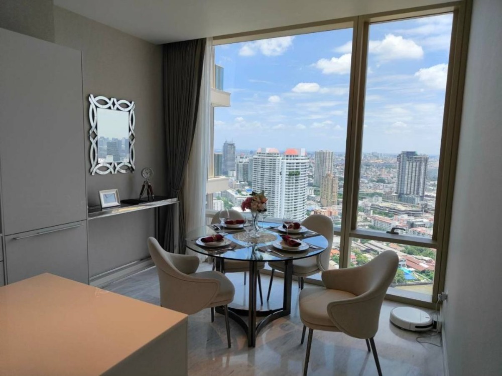 ✨Condo for Rent : Four Seasons Private Residences (( BTS Saphan Taksin ))  AP-02 (line : @condo91 )